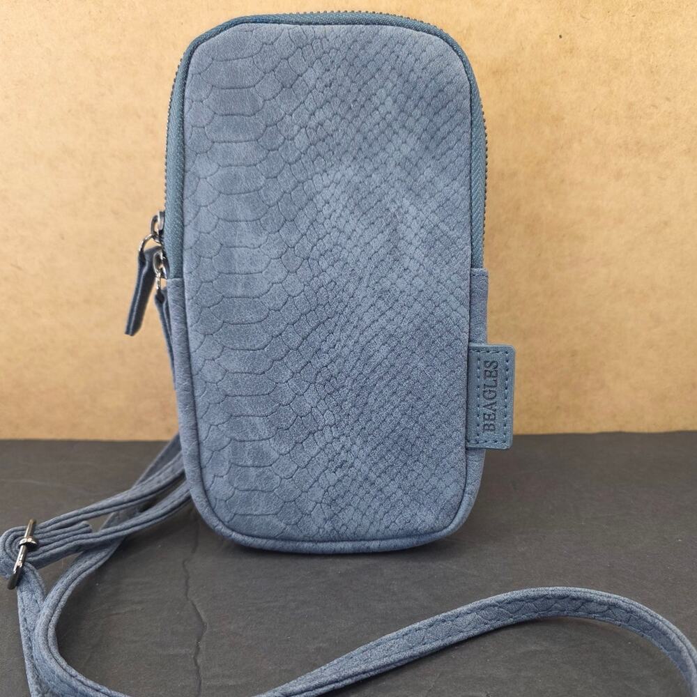 Beagles Anaconda blue phone bag